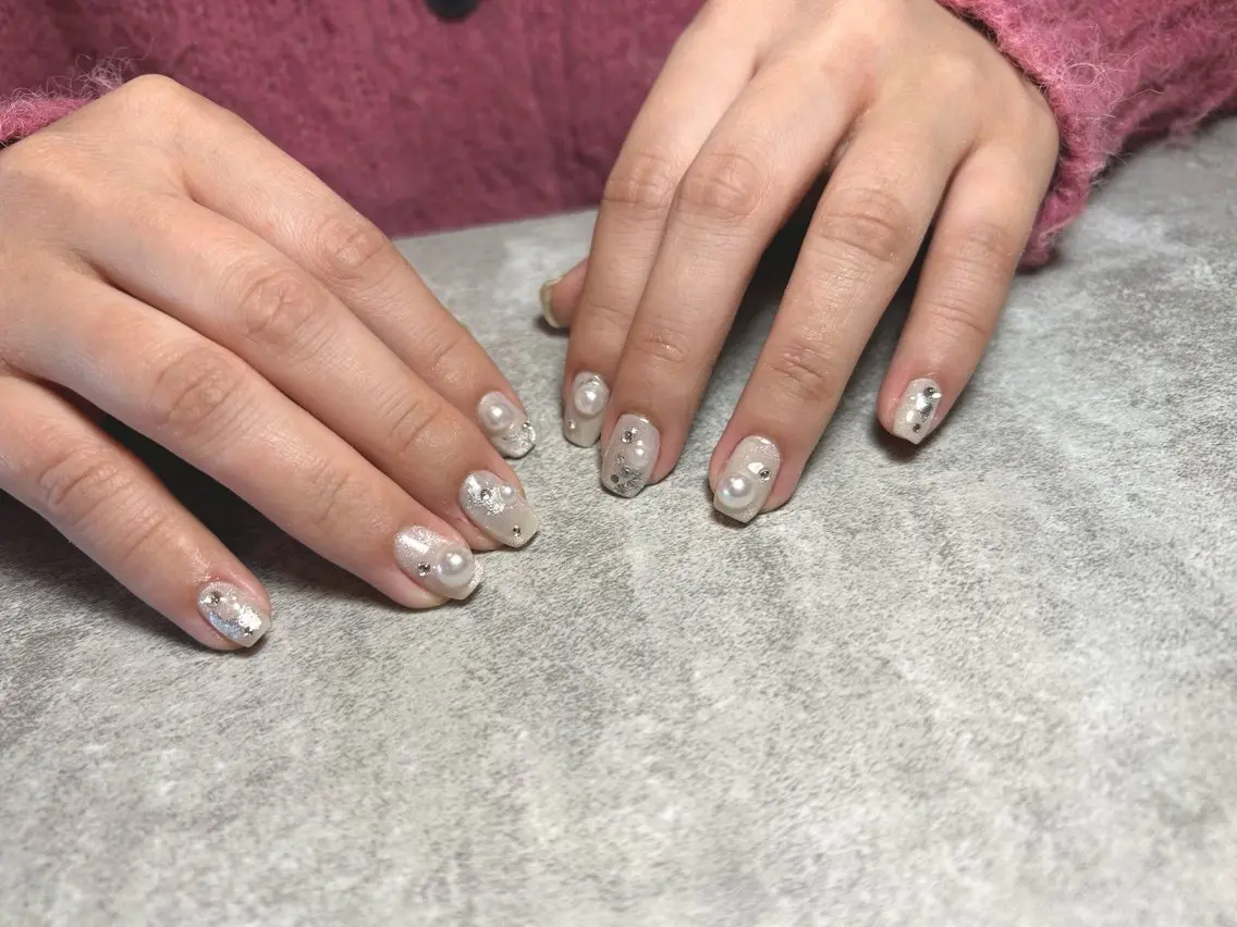 ネイル 成人式 Adore nailのネイルデザイン