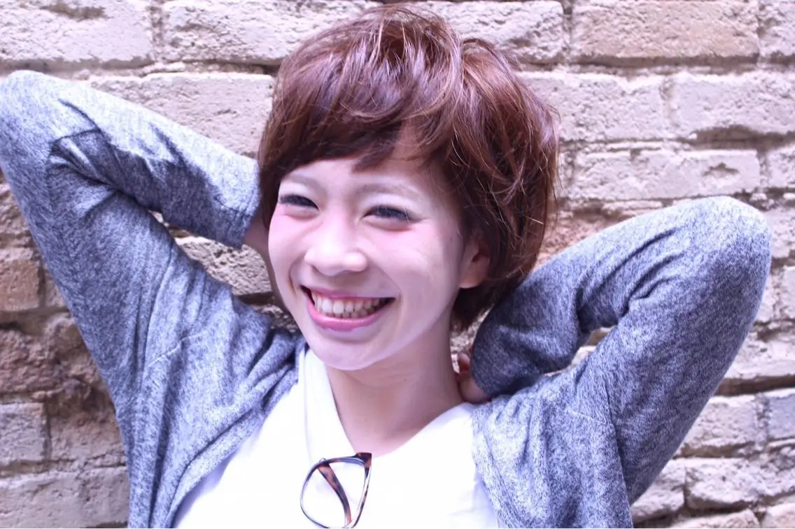 ショート カラー ヘアカラー トリートメント ポ コのヘアスタイル