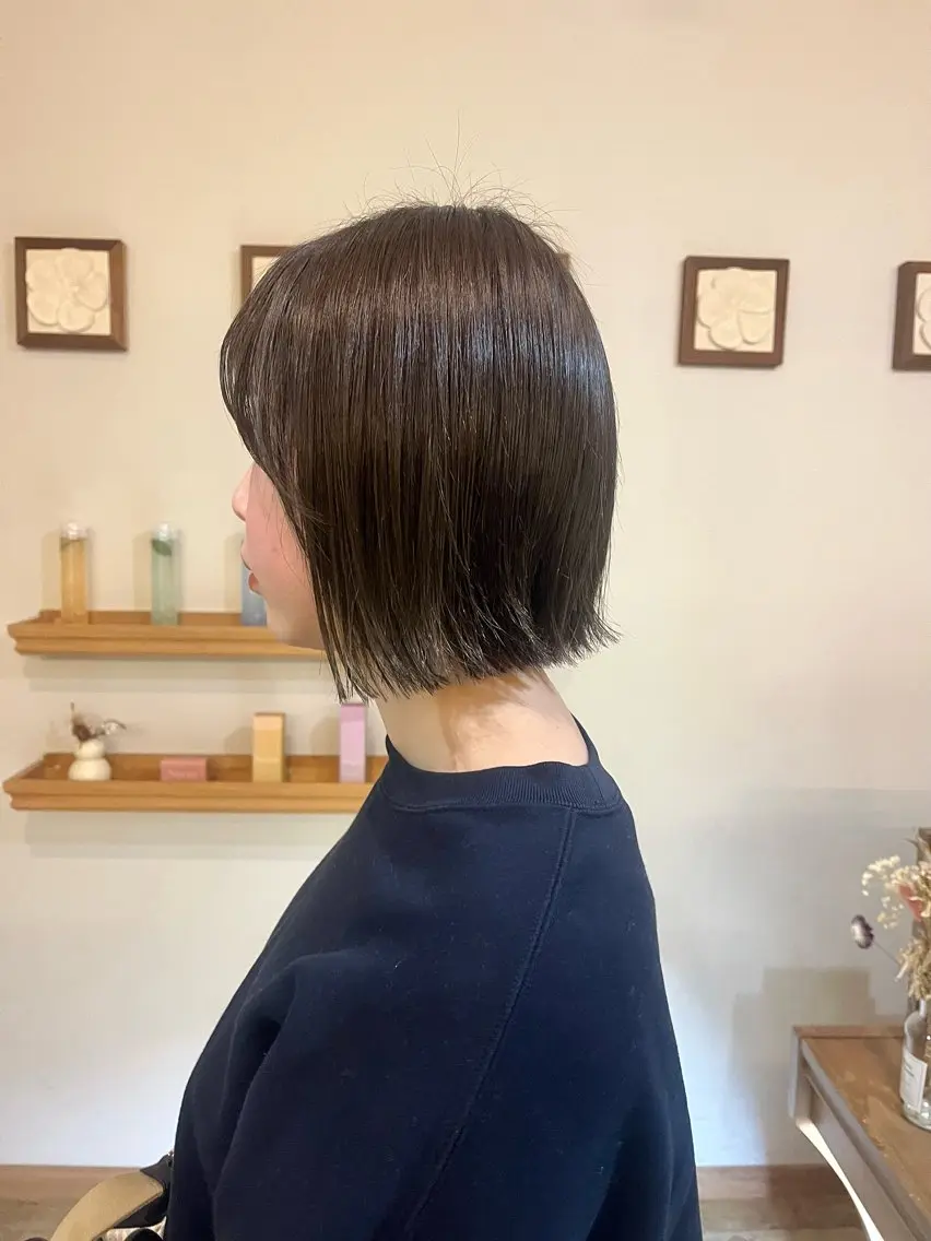 ショート ボブ 栗林 姫花のヘアスタイル