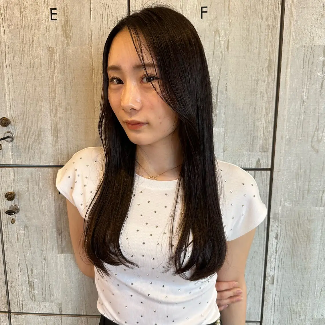 ロング 柔らかいbeige ¦韓国¦🩰マユ🩰のヘアスタイル
