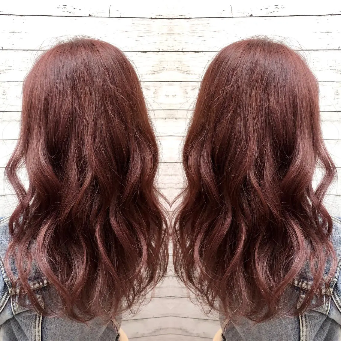 ロング カラー ブラウンカラー ピンクカラー パープルカラー ヘアカラー トリートメント ヘアセット 韓国ヘア🤍髪質改善 🇰🇷AKANEのヘアスタイル