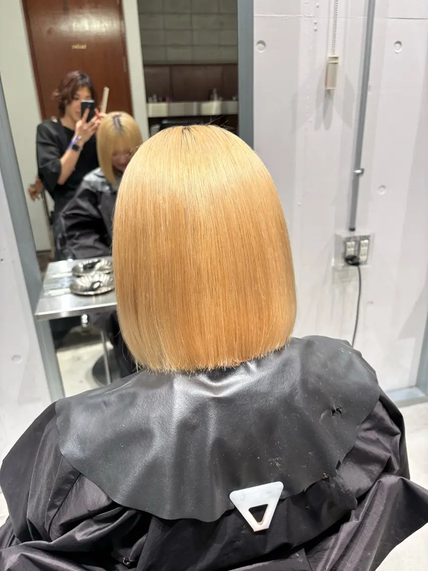 ショート 縮毛矯正 縮毛矯正 閼伽井 誇和のヘアスタイル