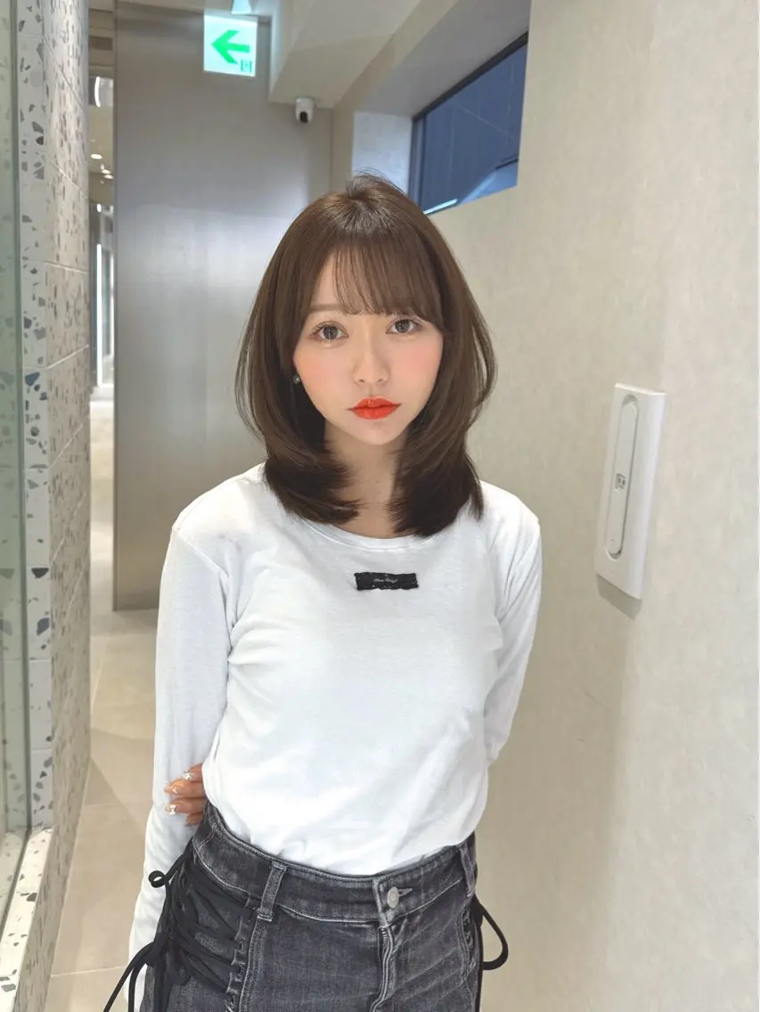 【新規】似合わせ全体カット+ 透明感ケアカラー +3stepトリートメントの写真
