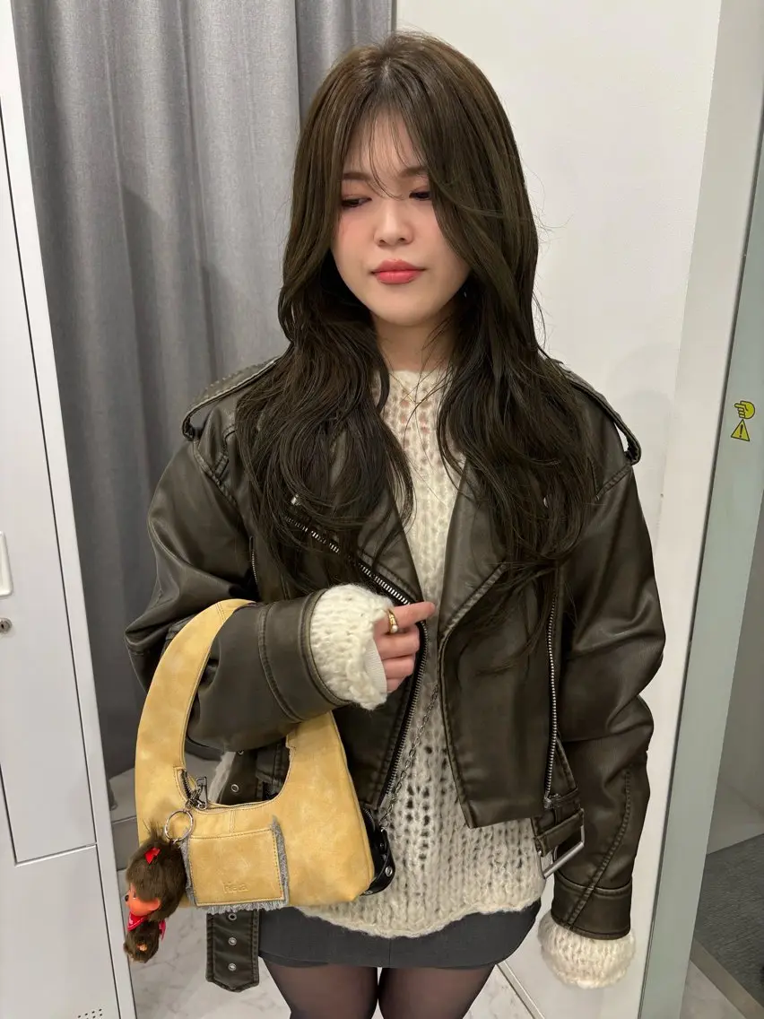 ロング 韓国風ヘア レイヤーカット カット ヘアカラー トリートメント レイヤーカット🎀 kanaのヘアスタイル