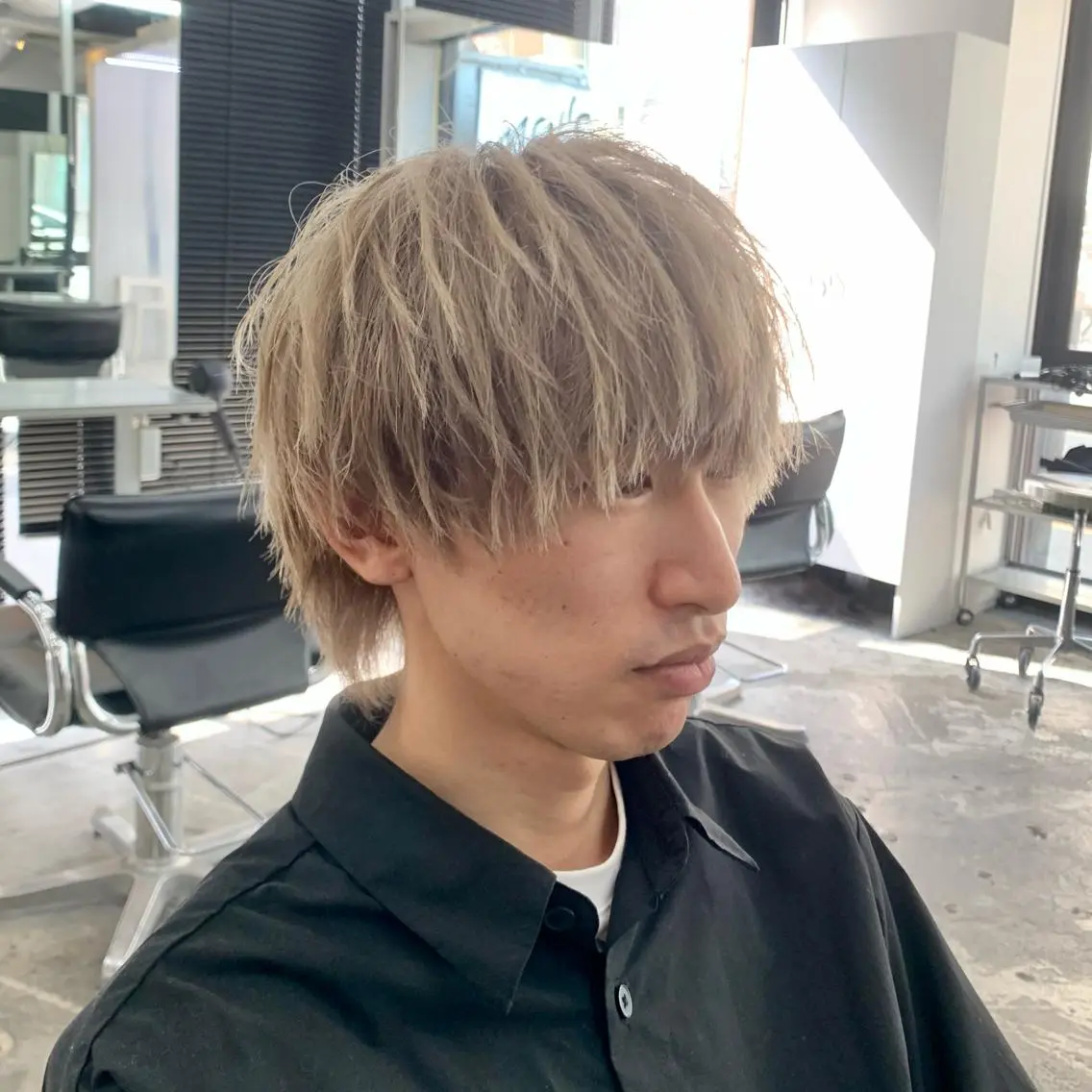 ショート カラー メンズ カット ヘアカラー メンズ特化美容師/ 藤戸 椋のヘアスタイル