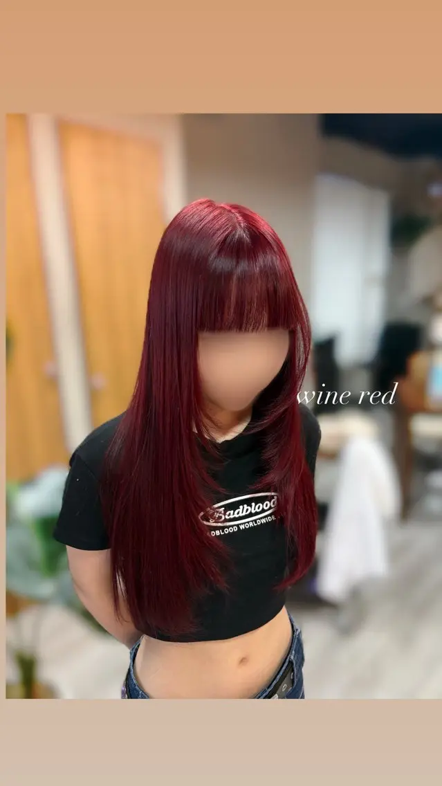 ロング ヘアカラー arika になのヘアスタイル