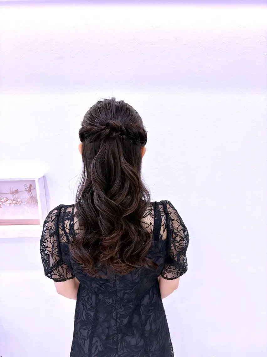 ロング ヘアアレンジ キッズ ヘアセット ヘアセット／六本木 Yukaのヘアスタイル