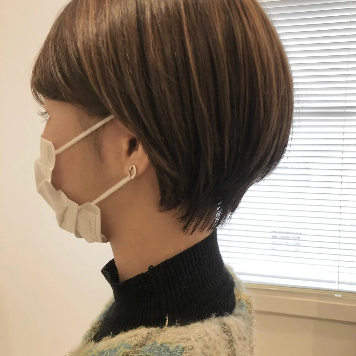 ショート カラー ショートボブ ハイライトカラー ボブ ハイライト ショートヘア 🫧こおりやま なつみ🫧のヘアスタイル