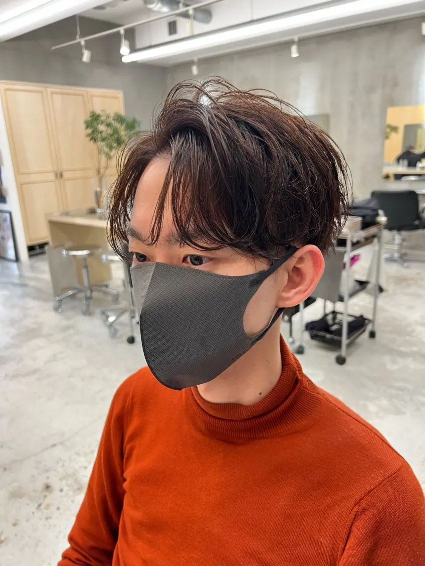 ショート パーマ カット パーマ メンズパーマ特化 🦖森田道成のヘアスタイル