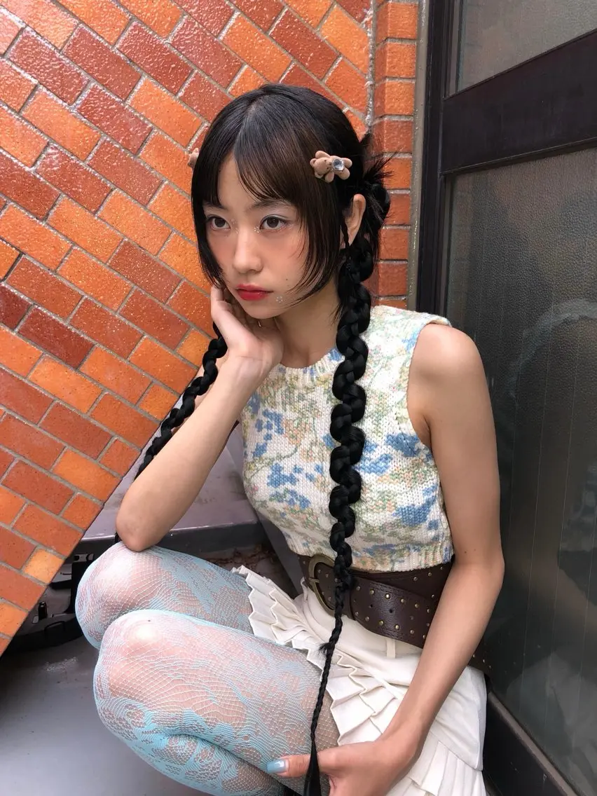ヘアアレンジ 🩵透明感カラー🩵 yunaのヘアスタイル