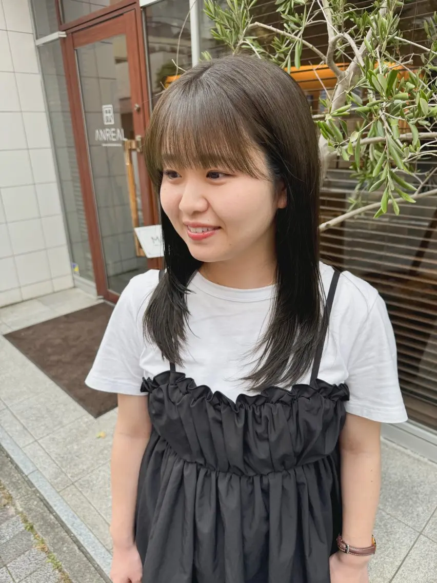 ミディアム maika /layer cutのヘアスタイル