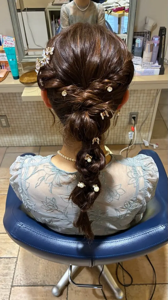 ロング 藤本 早耶のヘアスタイル