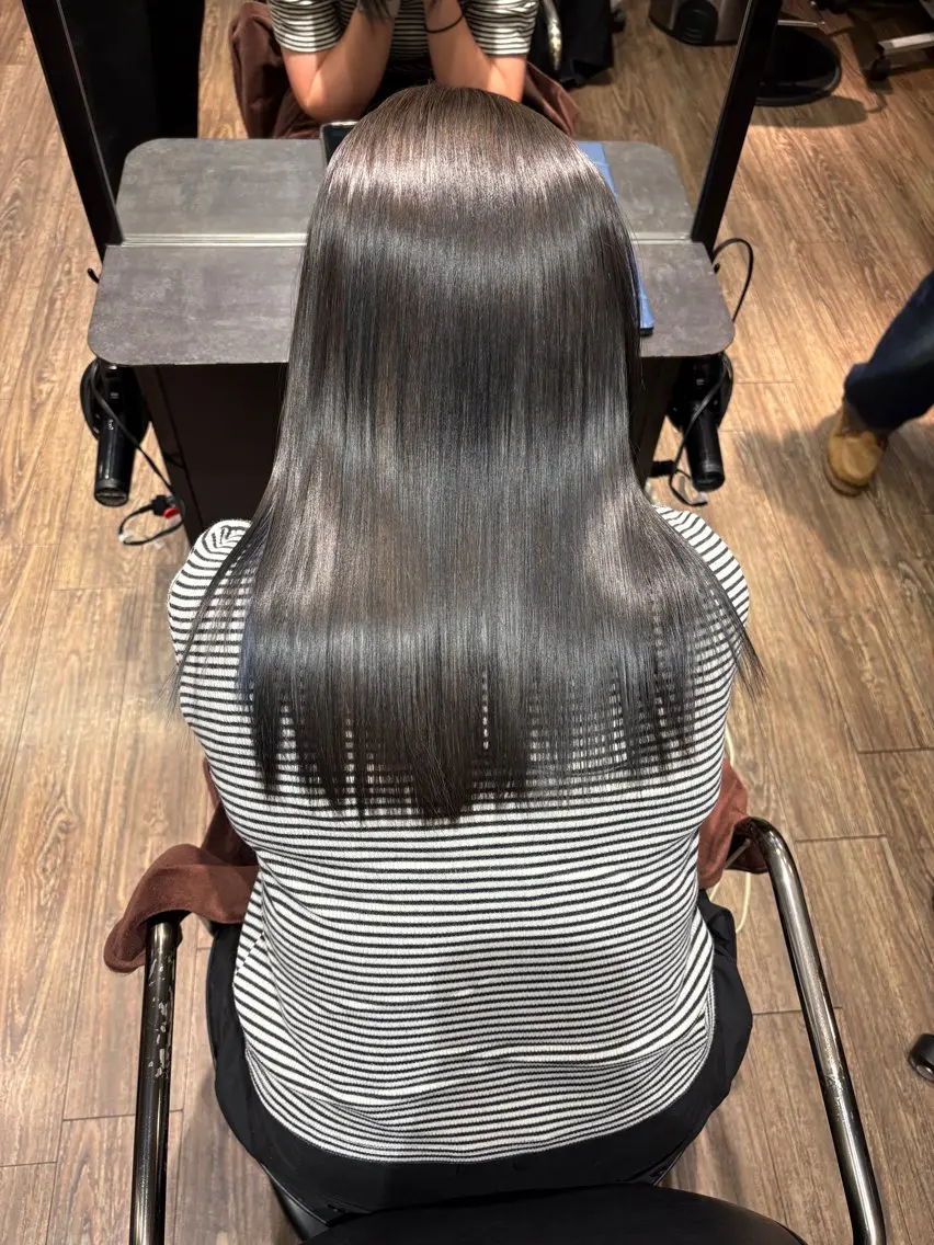 ロング 小貫 航平のヘアスタイル
