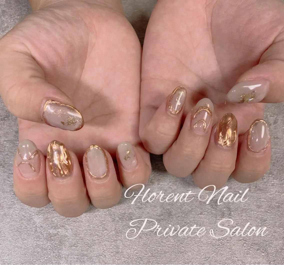 ハンドネイル florent nailのネイルデザイン
