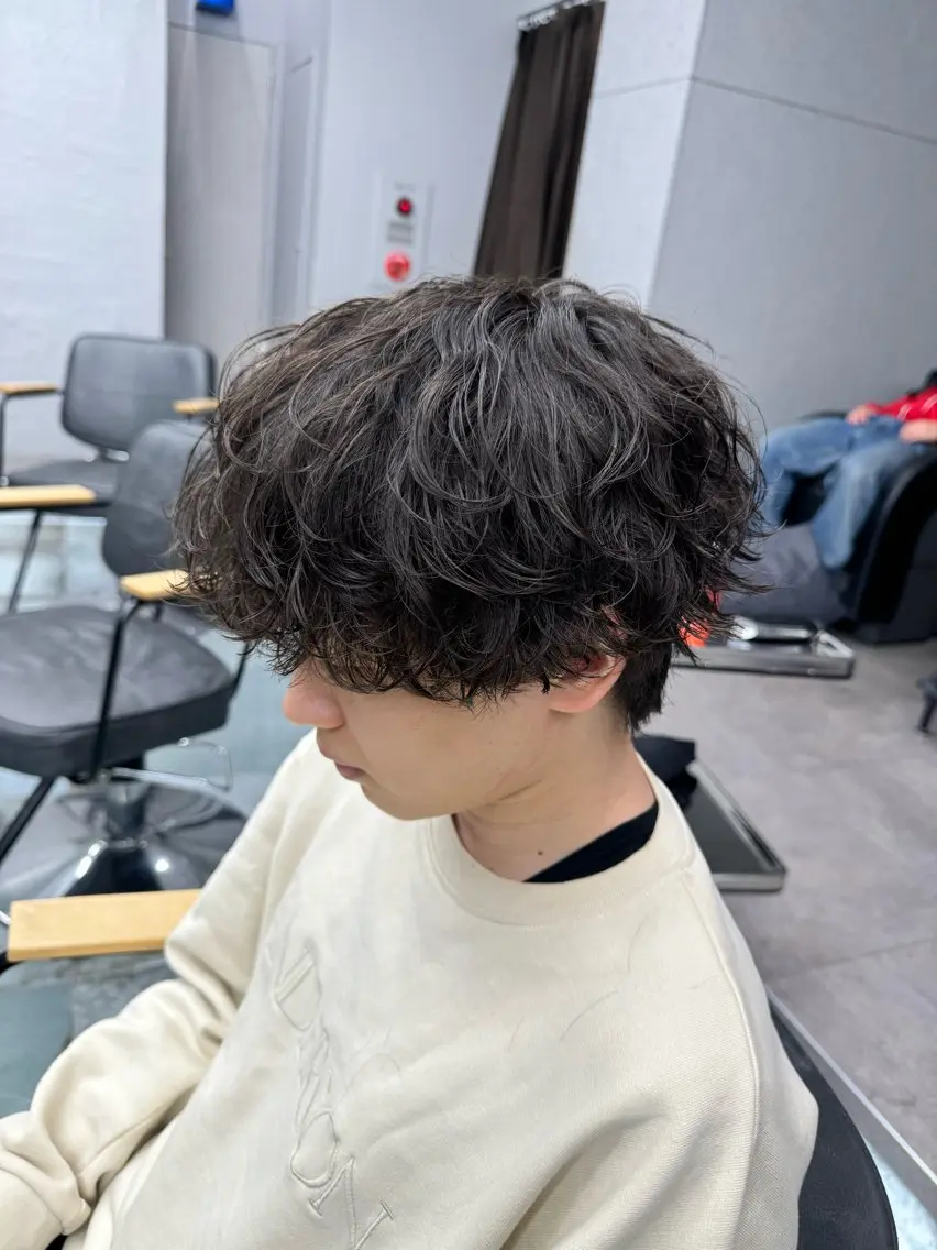 ショート パーマ メンズ ⭐︎似合わせカラー /レイヤー✩momoのヘアスタイル