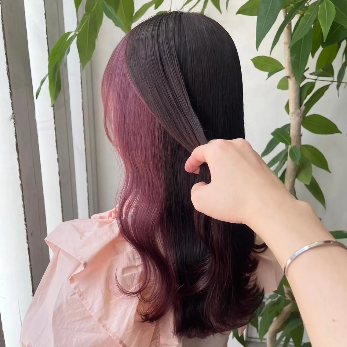 ロング カラー インナーカラー ヘアカラー トリートメント 🫧ハイトーン/ ブリーチ🫧白石航汰のヘアスタイル