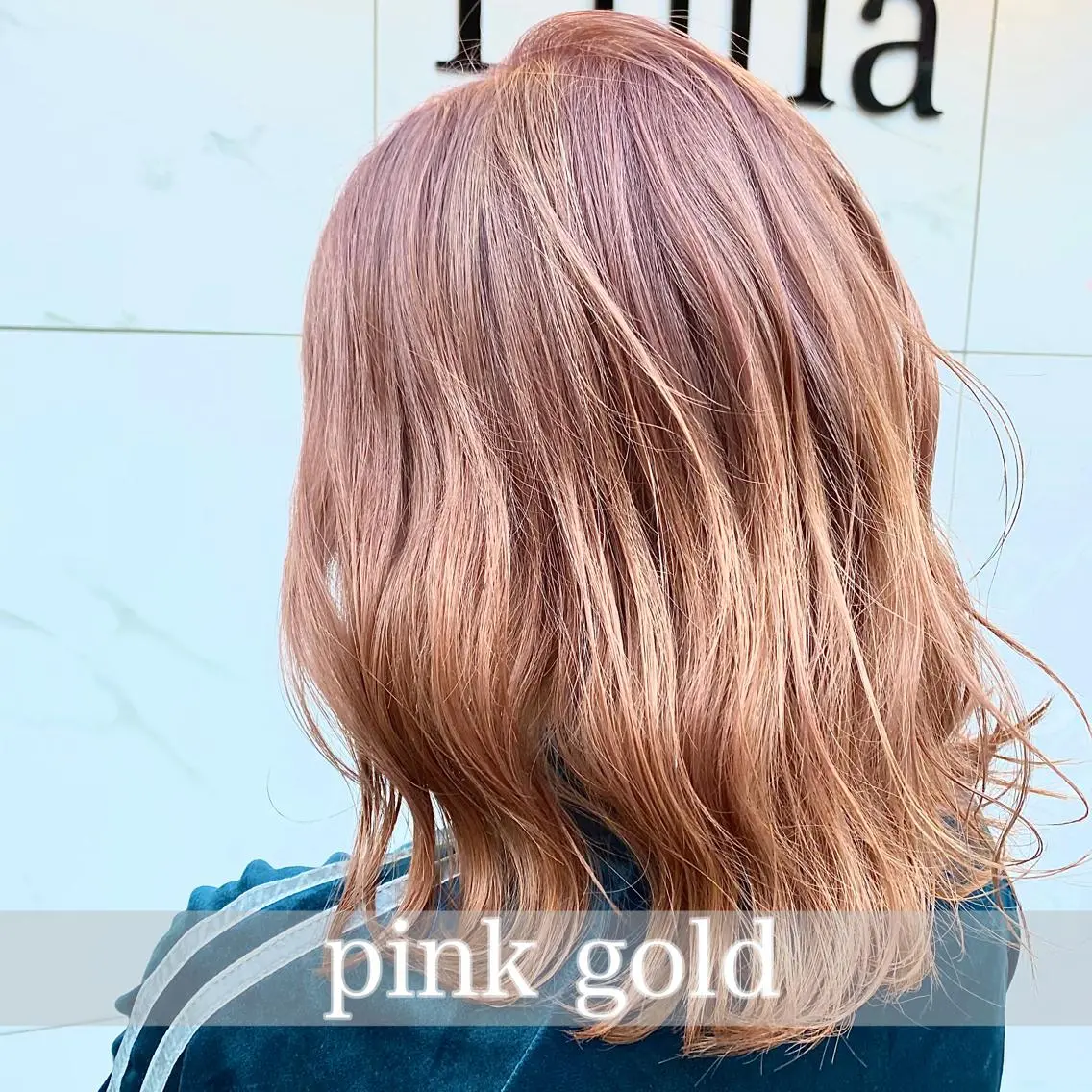 ミディアム カラー ピンクカラー 増子 祐太朗のヘアスタイル