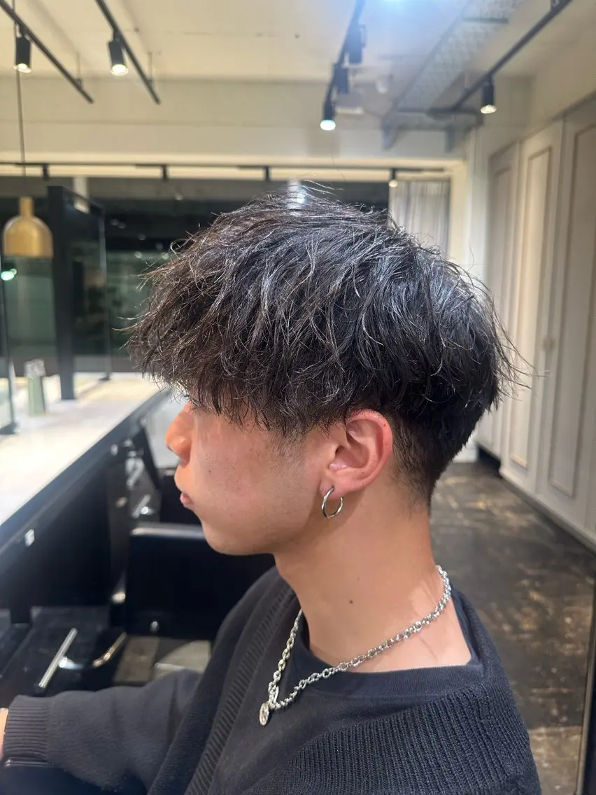 メンズ 👑パーマ/ ショート👑拓海のヘアスタイル