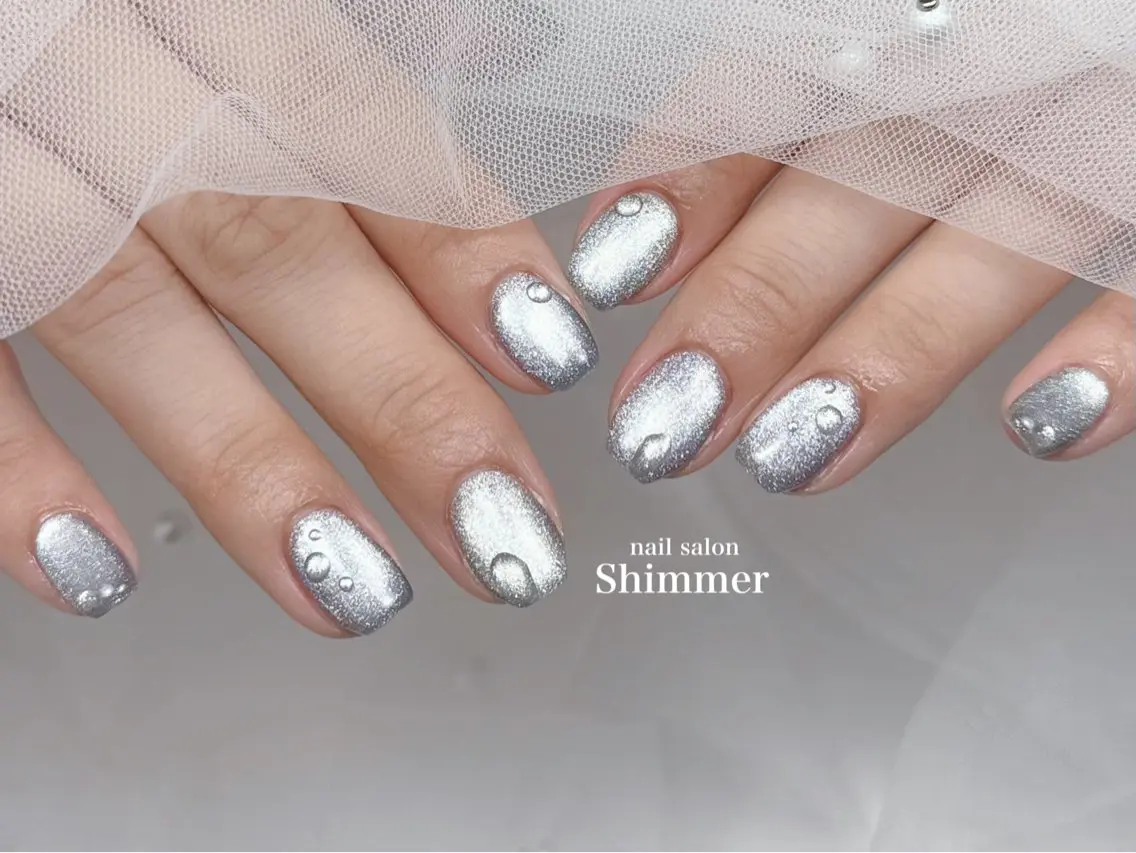 ネイル ハンドネイル Shimmer Risaのネイルデザイン