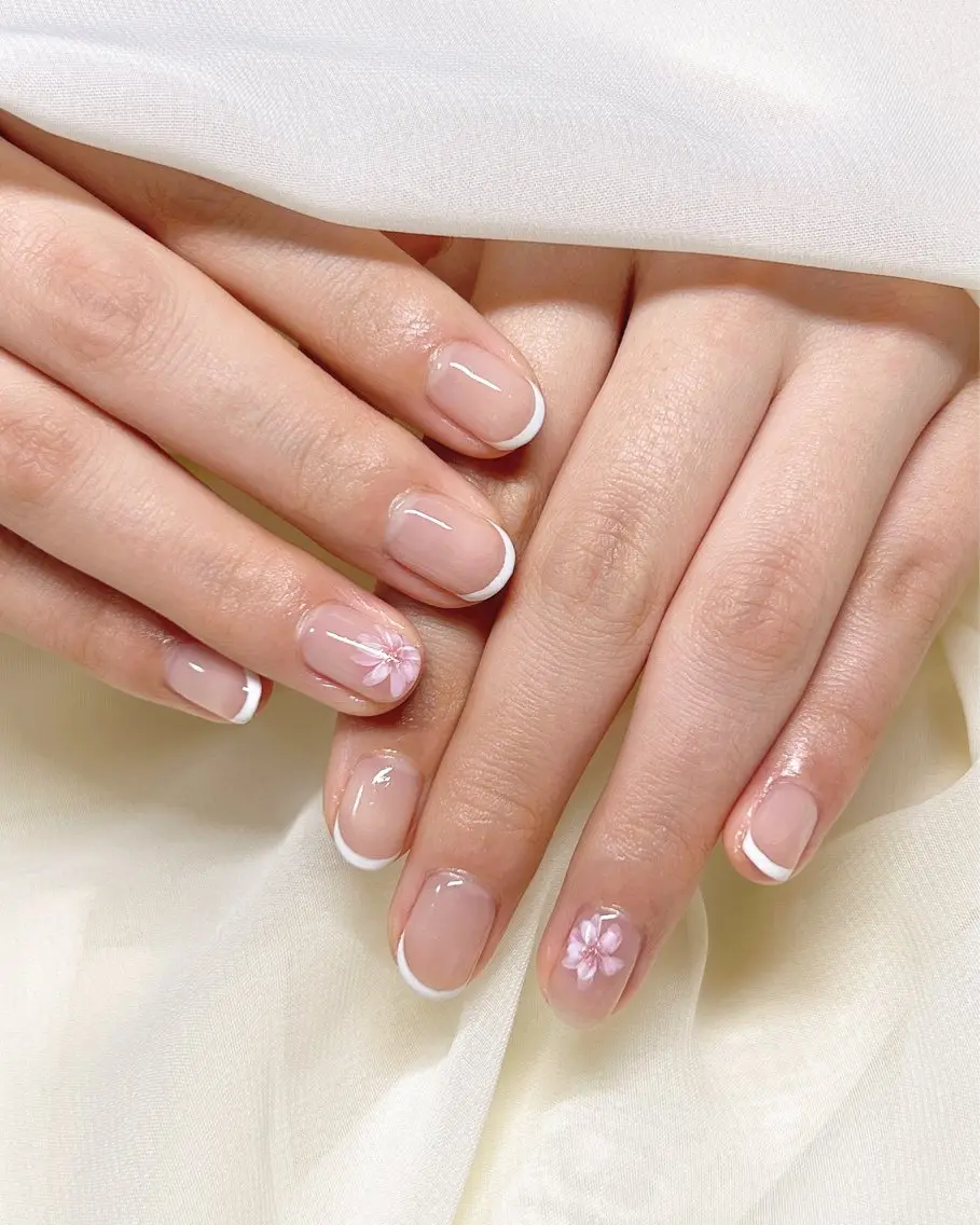ネイル 桜ネイル シンプルネイル nail salon MUAのネイルデザイン