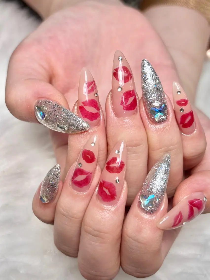 ネイル ジェルネイル 持ち込み ワンカラーネイル スカルプネイル xinh nailsのネイルデザイン