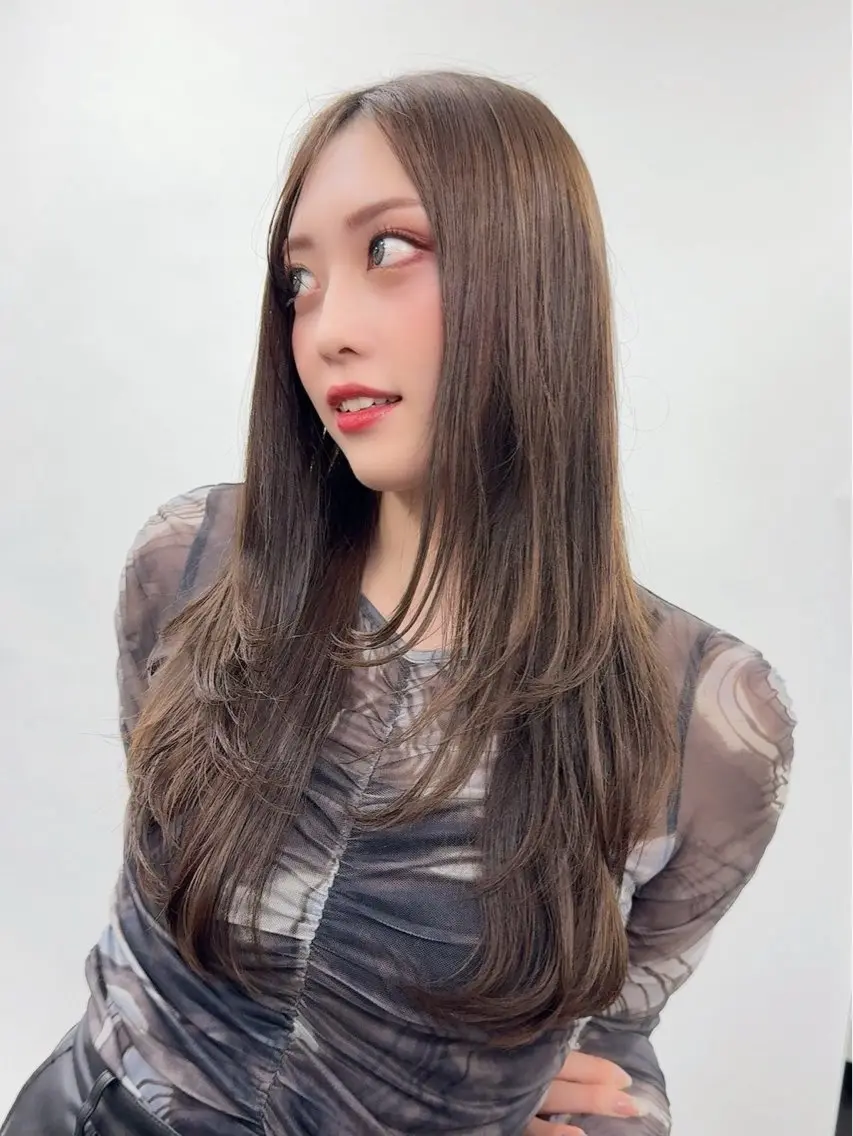 ロング カラー ☁️ハイトーン/髪質 改善/神品幸音☁️のヘアスタイル