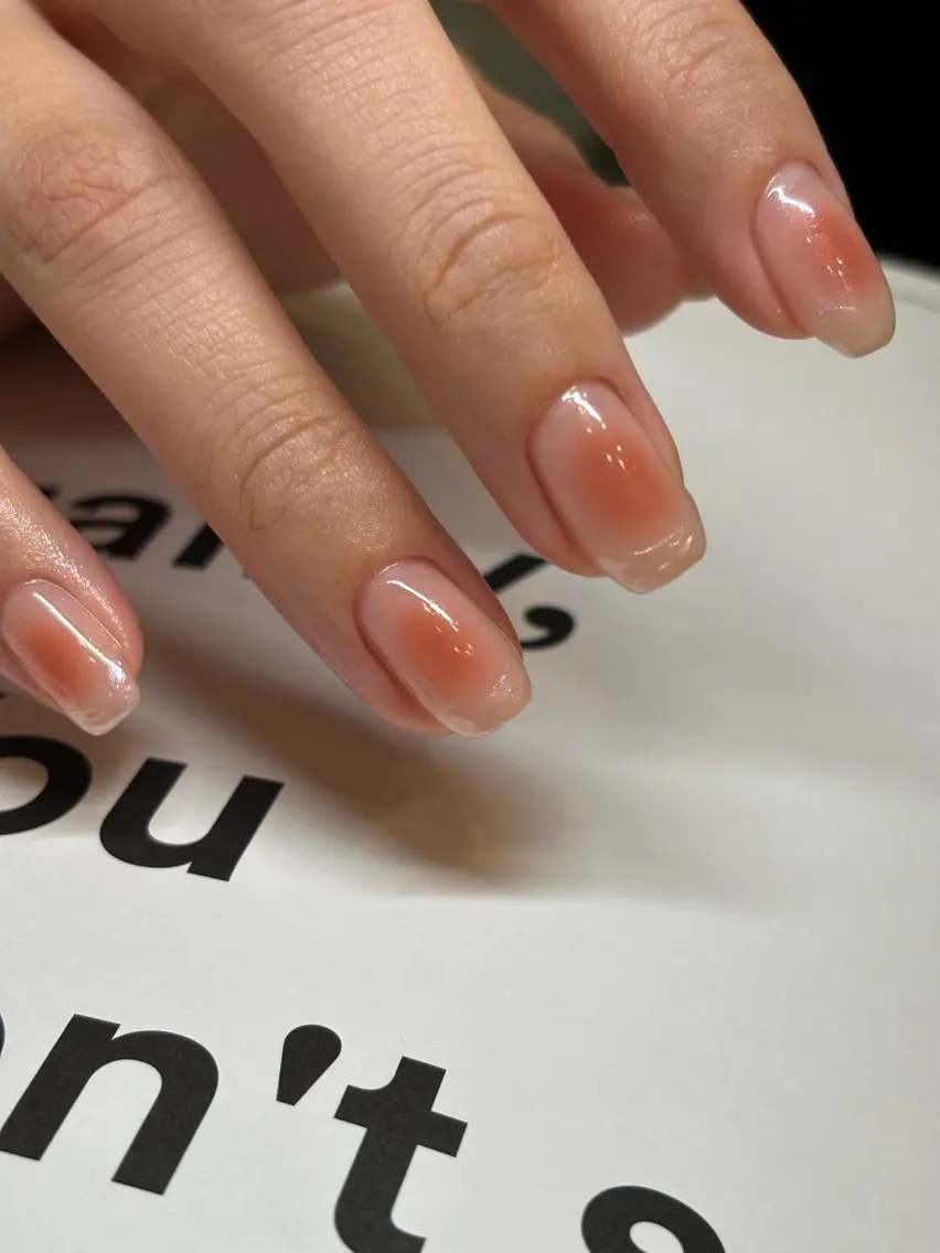 キッズ ネイル フットネイル ジェルネイル マグネットネイル ニュアンスネイル ワンカラーネイル illum hicariのネイルデザイン