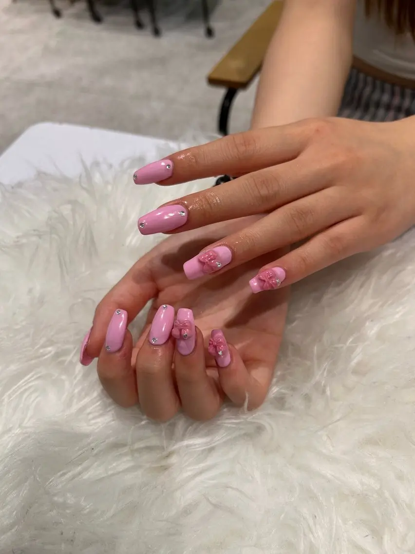 ネイル ハンドネイル ♡透明感カラー★ ネイル/しの♡のヘアスタイル