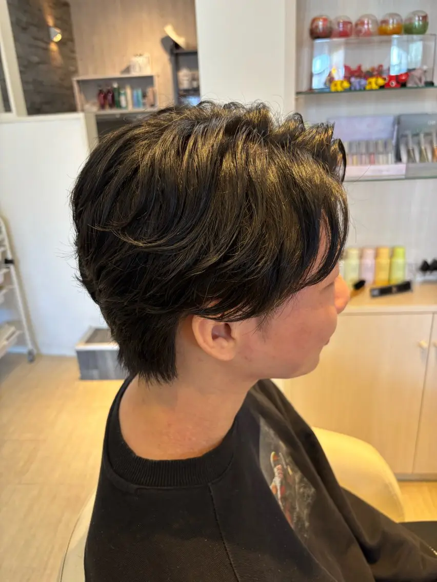 メンズ パーマ lachiq R+ カイトのヘアスタイル