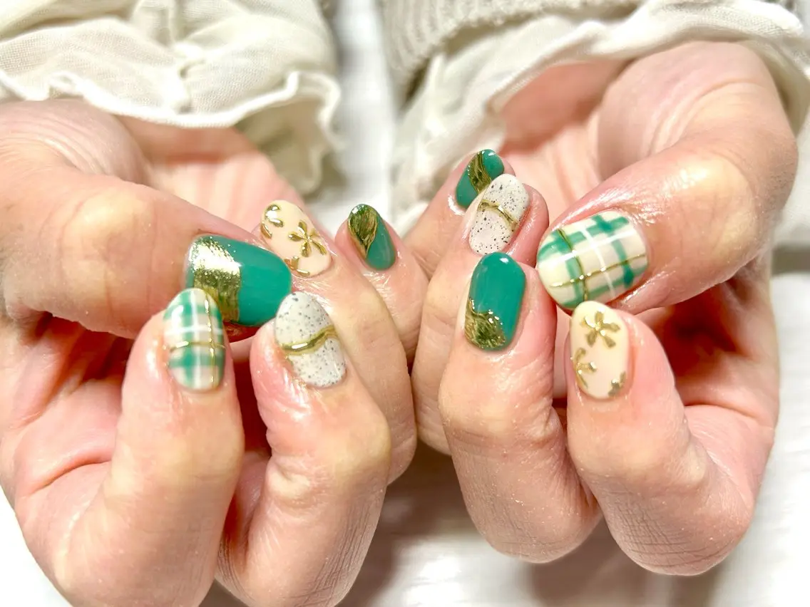 ネイル ハンドネイル Mela ミユ🌼.*のネイルデザイン