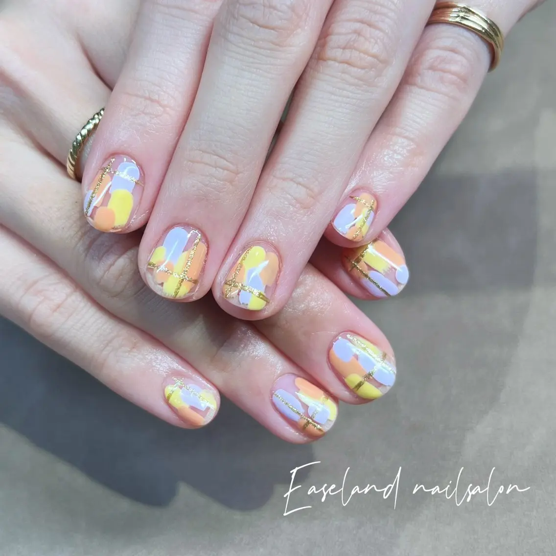 ネイル ハンドネイル Ease Landのネイルデザイン