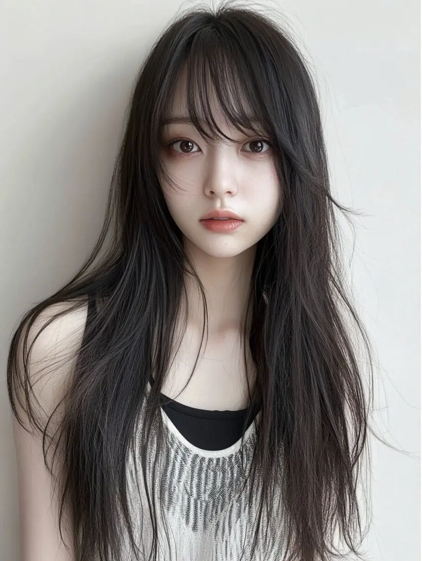質感重視◎｜カット＋透明感ケアカラー＋髪質改善TR ¥9500の写真