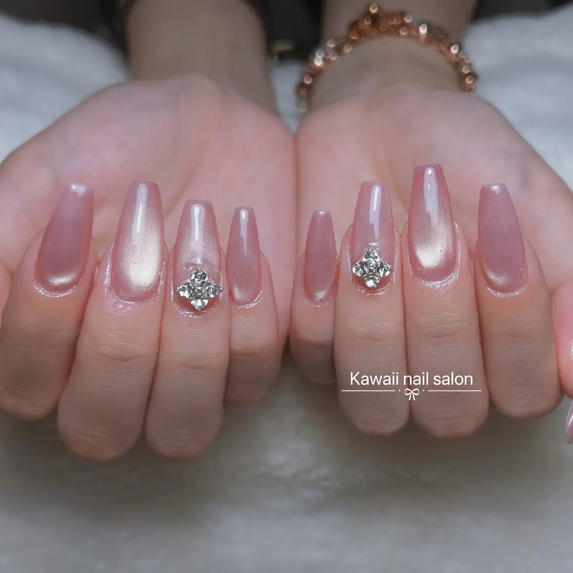 ネイル チークネイル ドット フットネイル フレンチネイル 韓国ネイル Kawaii _Nailのネイルデザイン