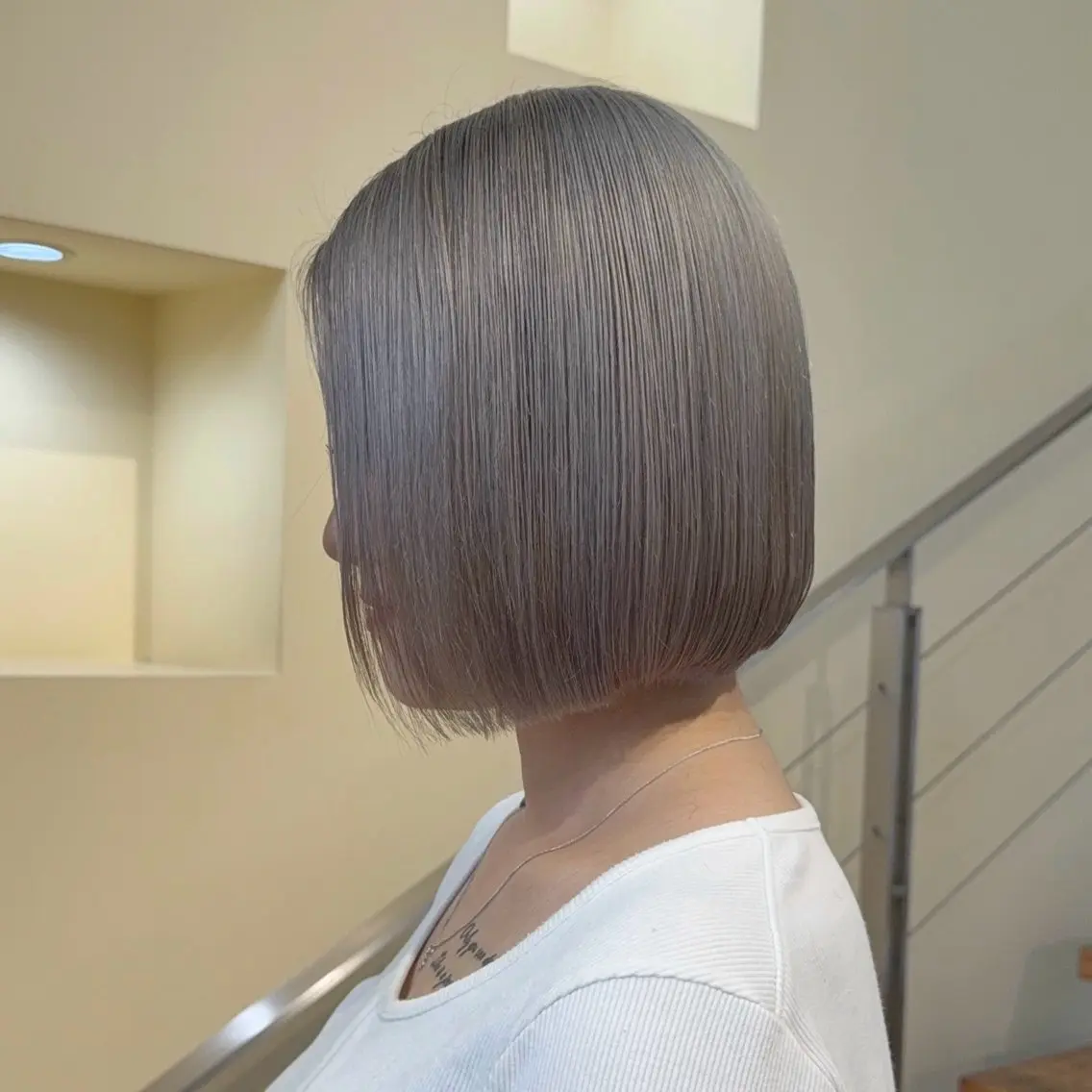 カラー Himena🎀 ハイトーン/デザインのヘアスタイル