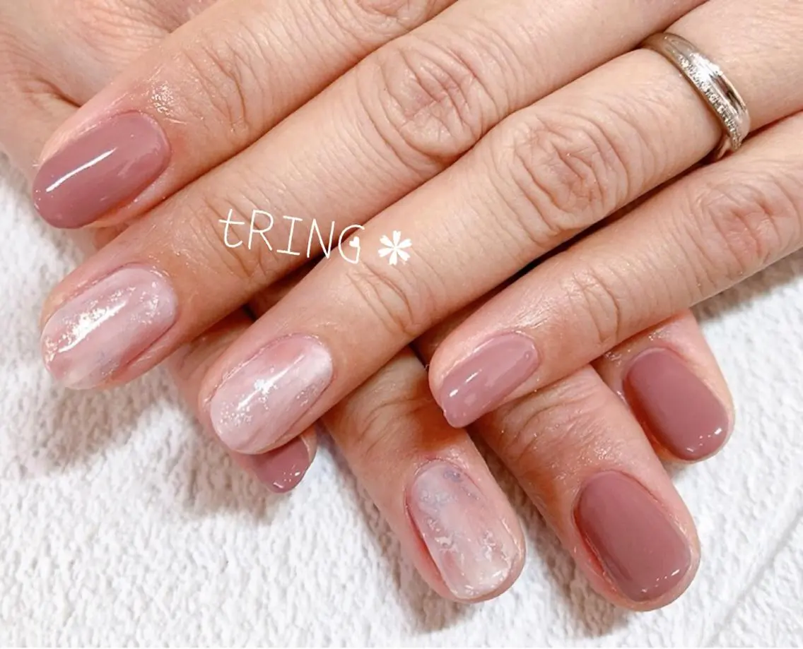ネイル ハンドネイル tRING* しいの木台のネイルデザイン