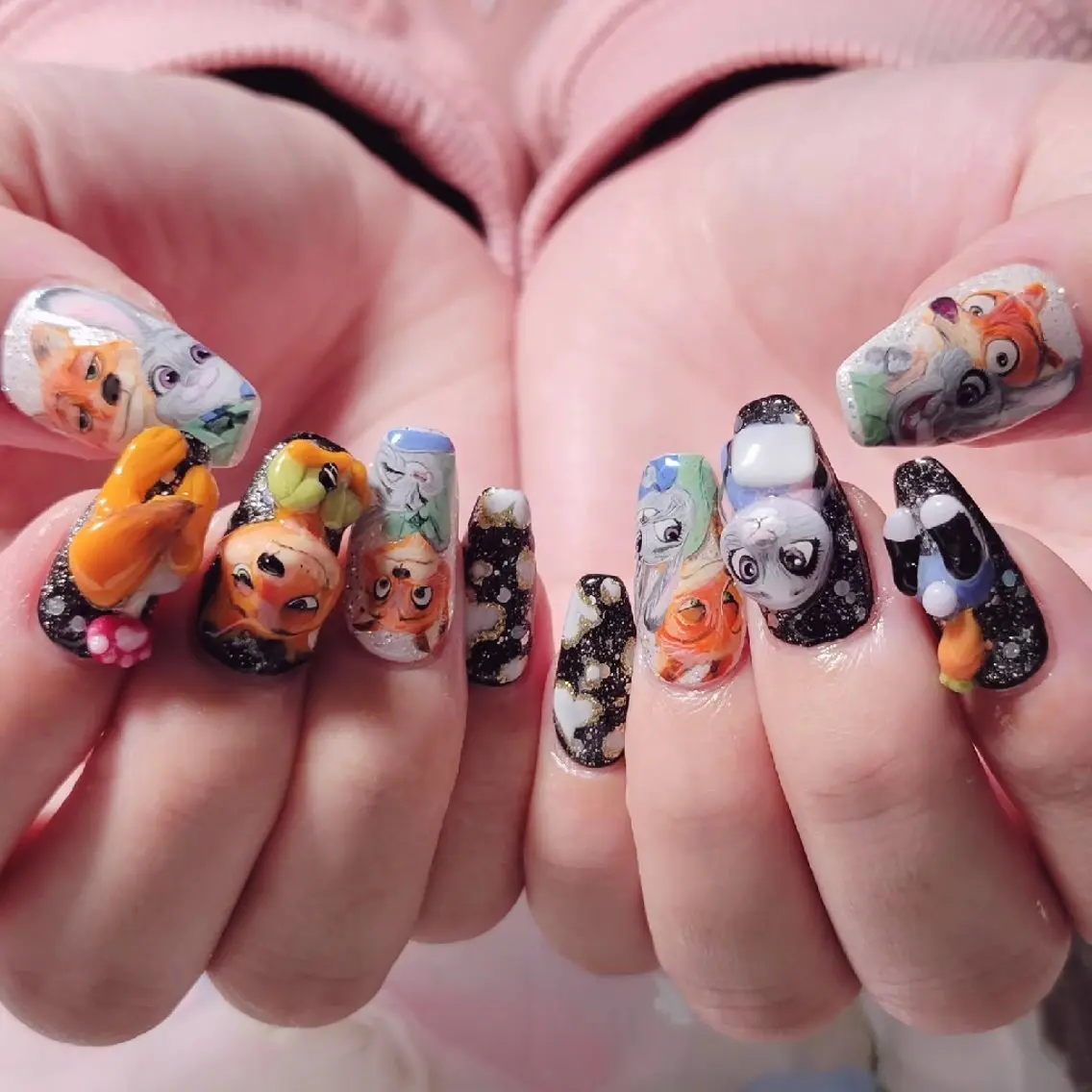 ネイル アートネイル ジェルネイル おで@ oderi_nailのネイルデザイン