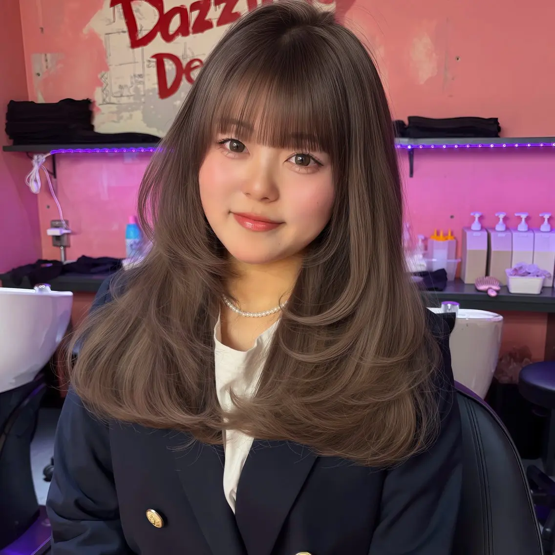 ロング カラー naru♡/ブリーチ /デザインカラーのヘアスタイル