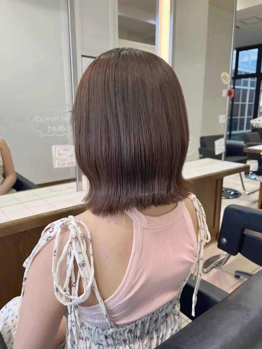 ショート カット ヘアカラー トリートメント 🎀透明感カラー🎀 稲垣至恩🎀のヘアスタイル