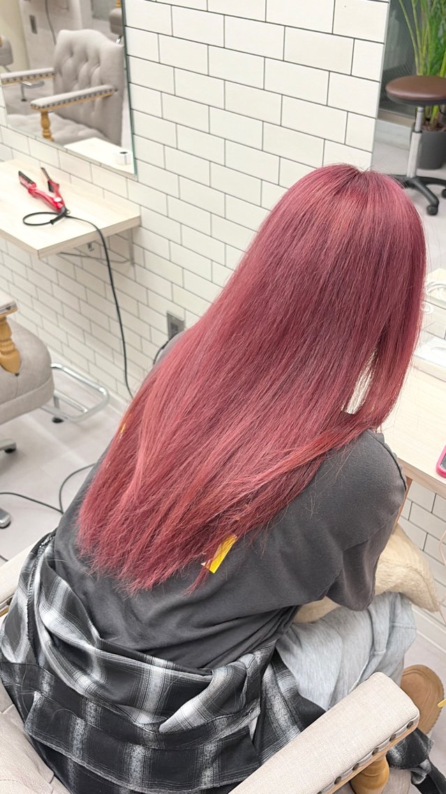 ロング カラー 高橋 風羽のヘアスタイル