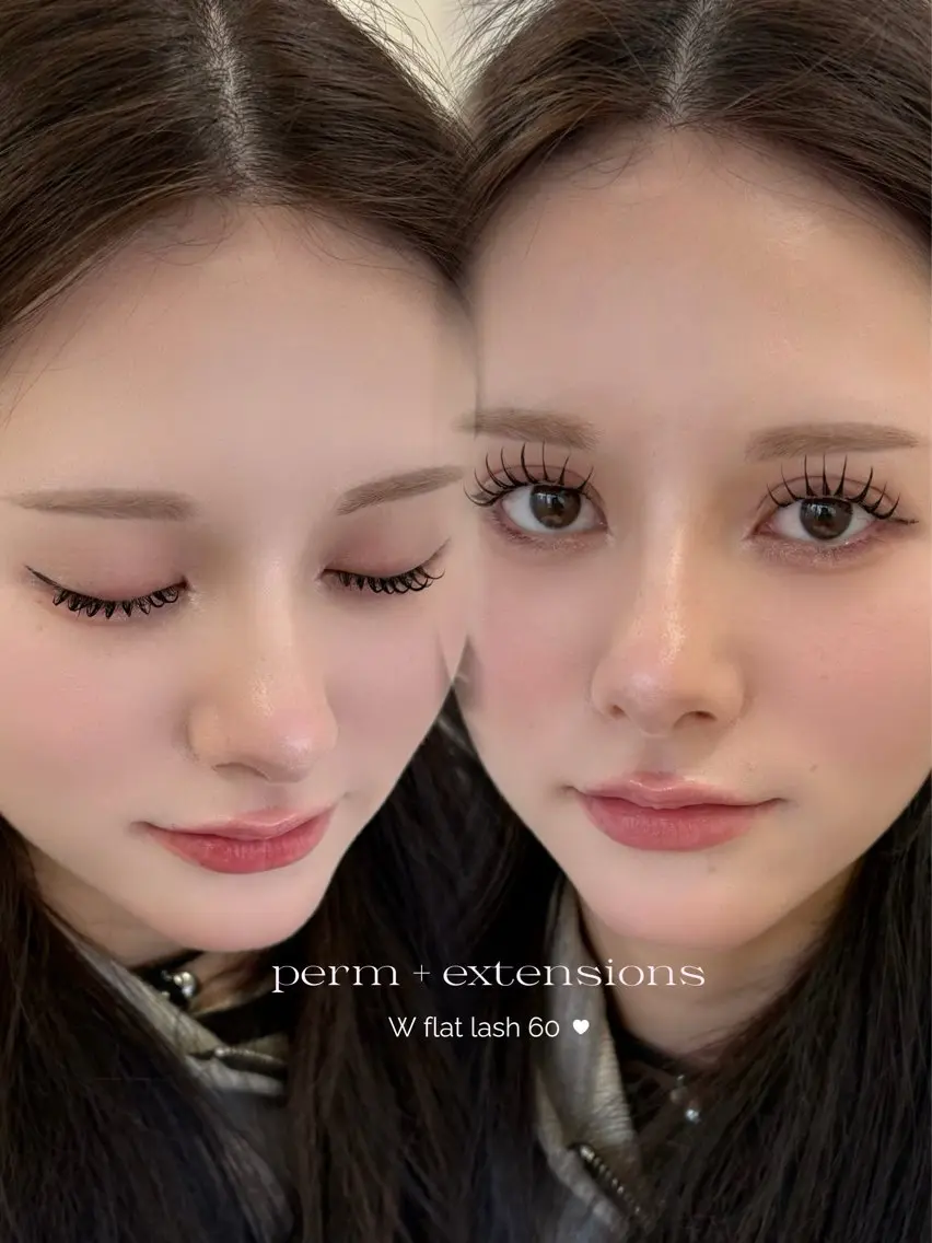 束感まつ毛🧈ダブルフラット50〜60束(フラット100〜120本)ブラウンカラー・LEDに変更◎の写真