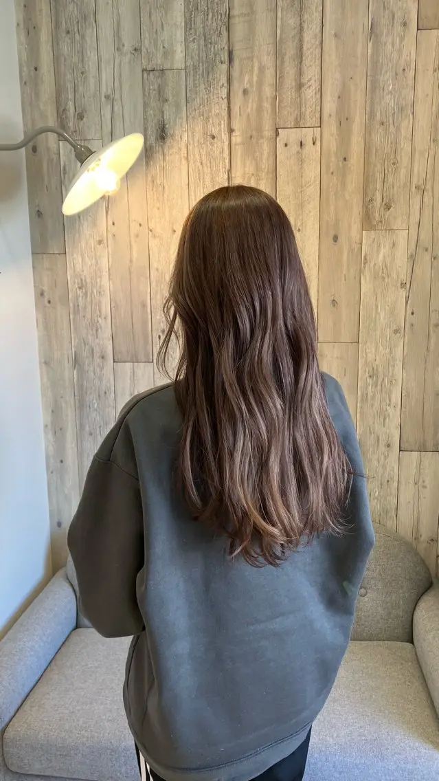 カラー ベージュカラー ヘアカラー 藤田 七海のヘアスタイル