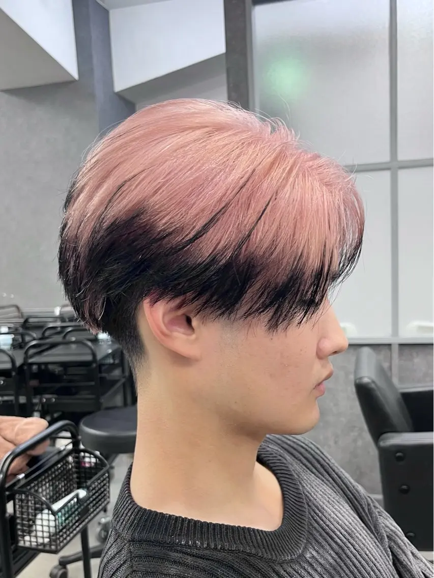ショート ショートヘア 縮毛矯正 カマタ ハルキのヘアスタイル