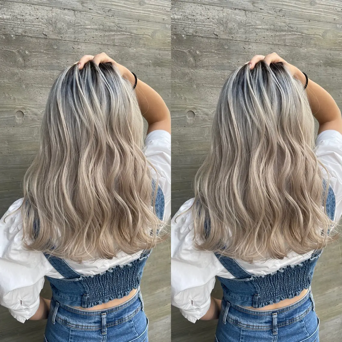 ロング カラー ブリーチ ケアブリーチ デザインカラー イヤリングカラー ハイトーンカラー カット ヘアカラー トリートメント オージュアソムリエ DAIKI⭐️のヘアスタイル