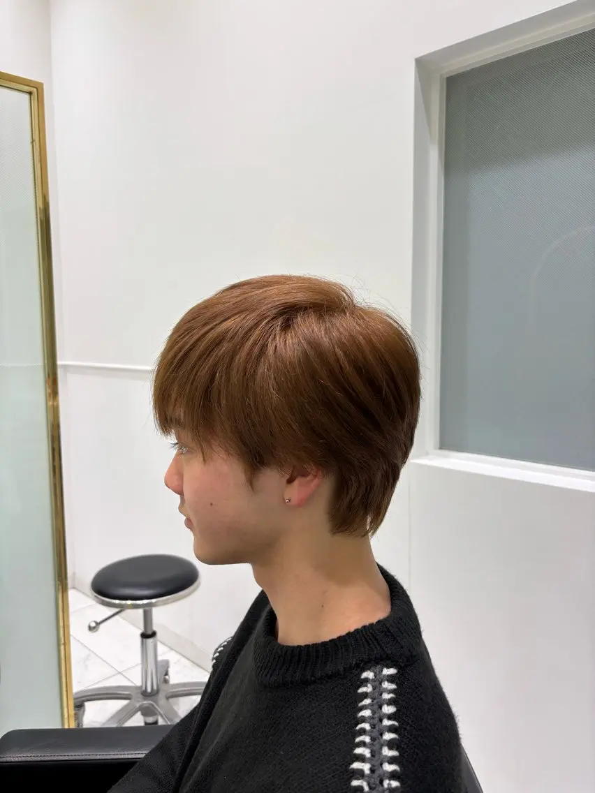 ショート カラー メンズ ヘアカラー リュウザキ シオンのヘアスタイル