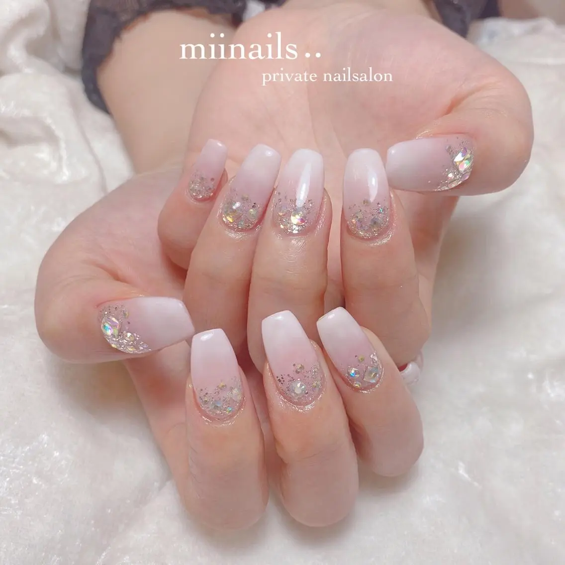 ネイル 韓国ネイル ワンホンネイル ハンドネイル nailsalon miinailsのネイルデザイン