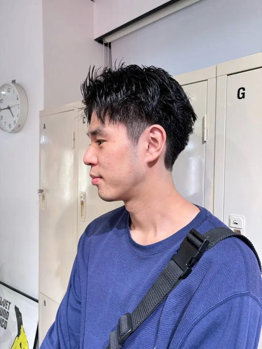 メンズ 🧤高明度ハイトーン 🧤莉音のヘアスタイル