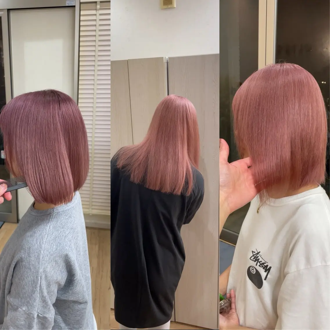 ロング カラー ピンクカラー ヘアカラー トリートメント 橋本翔 ハイトーン/レイヤーのヘアスタイル