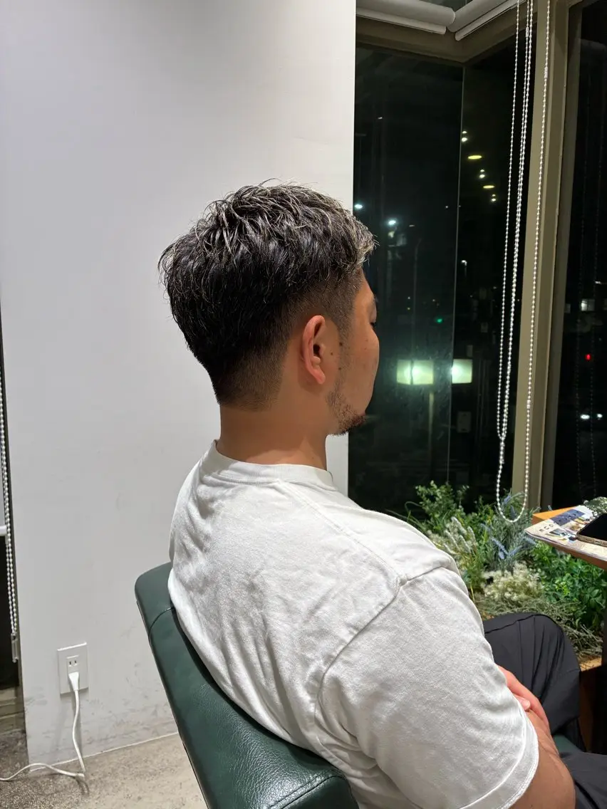メンズ メンズベリーショート 平松 里穗のヘアスタイル