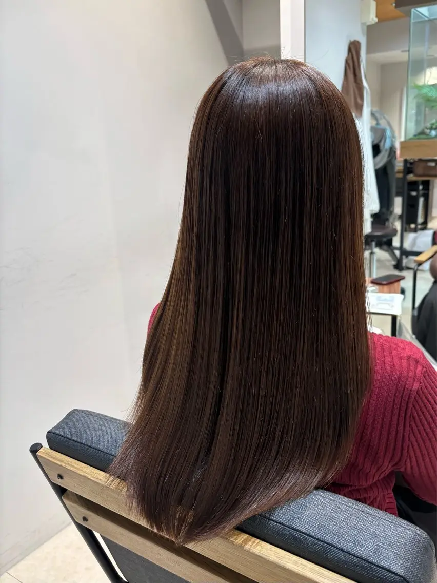 ロング レイヤーカット ✿︎AMELY呉服町 海野采紗‎✿  ‎のヘアスタイル