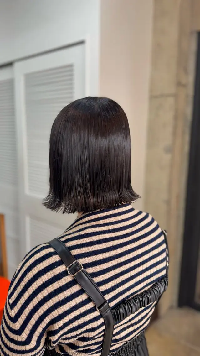 ショート ヘアカラー トリートメント MAUVE MIYUのヘアスタイル